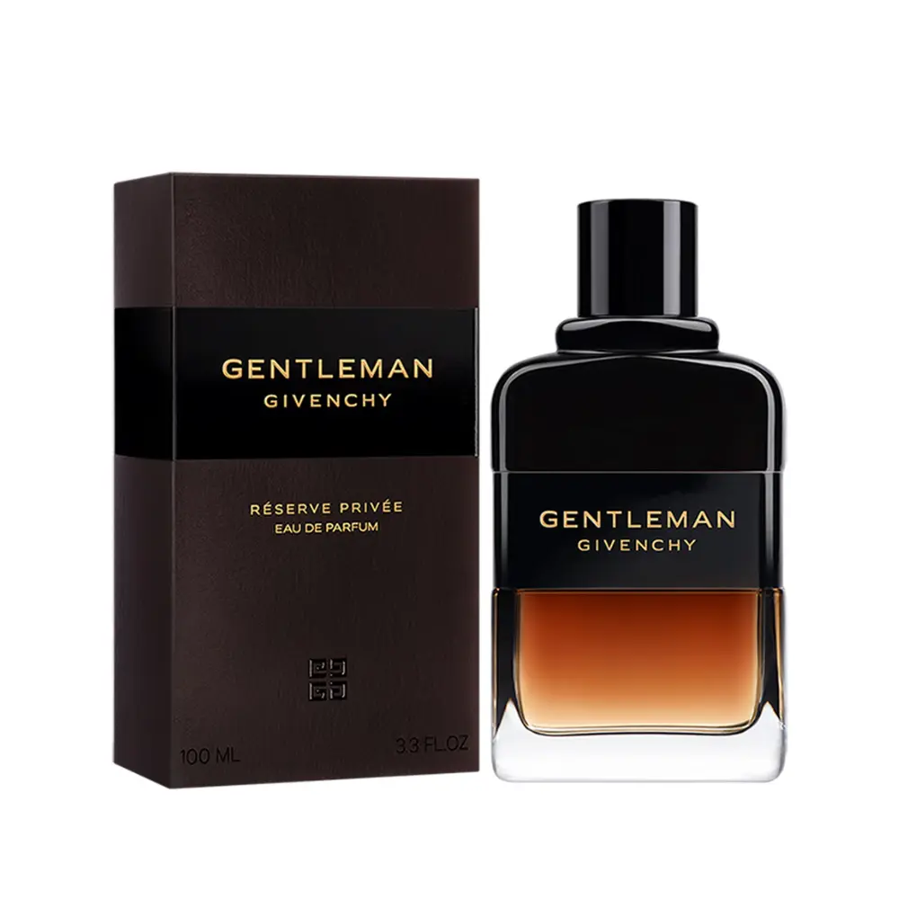 Givenchy Gentleman Réserve Privée Eau de Parfum for Adult Men, 3.4 oz (3 to 3.9 fl oz), Whisky, Iris & Chestnut Notes, Woody Ambery Naturally Derived Luxury Cologne, Single Box