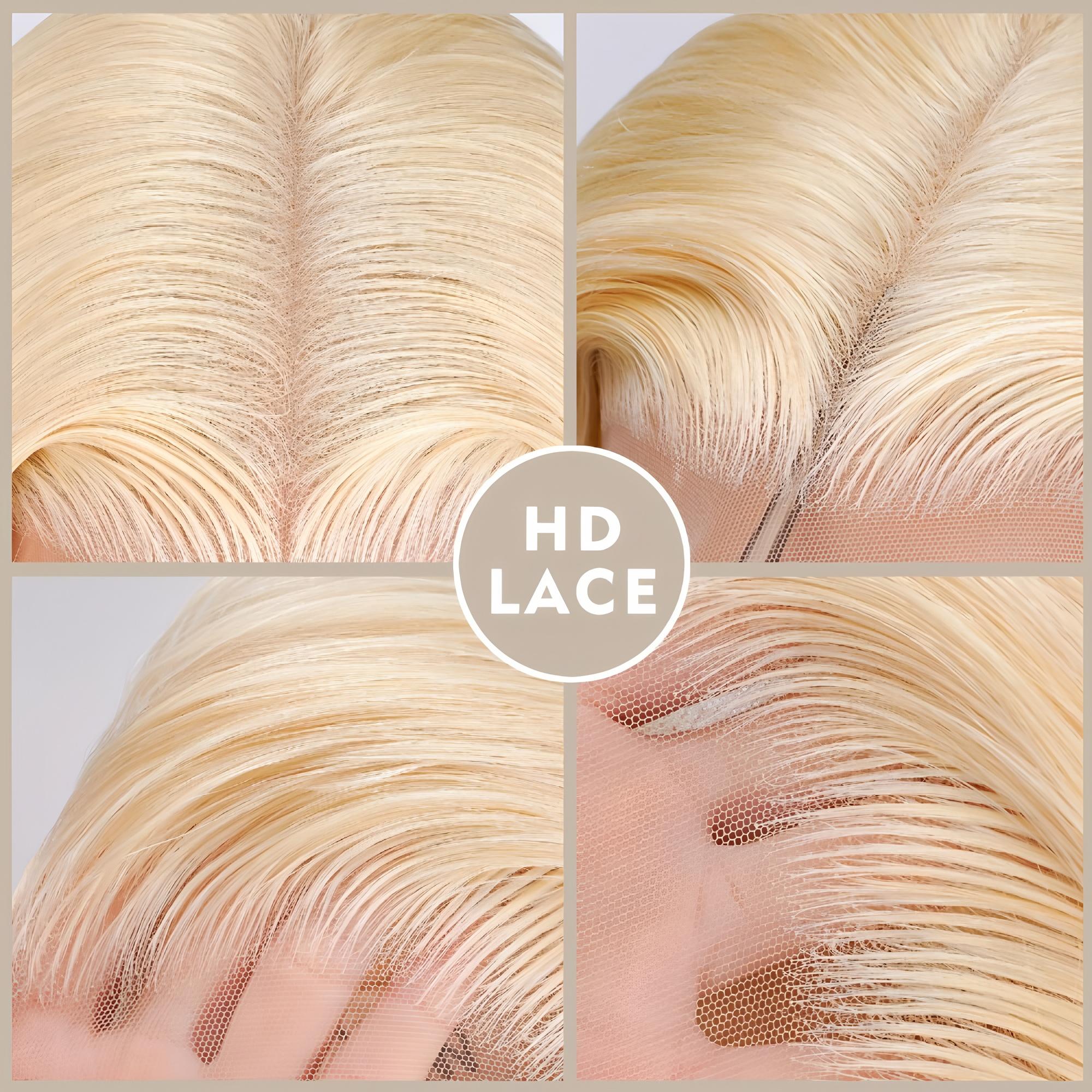 KingSup 613 Blonde Body Wave 100% Human Hair 13x6 HD Lace Front Wig Soft Lightweight Pre Plucked With Baby Hair Super Soft And Natural Looking Breathable Adjustable Strap Comfortable  No Shedding Can Be Dyed Bleached Restyled