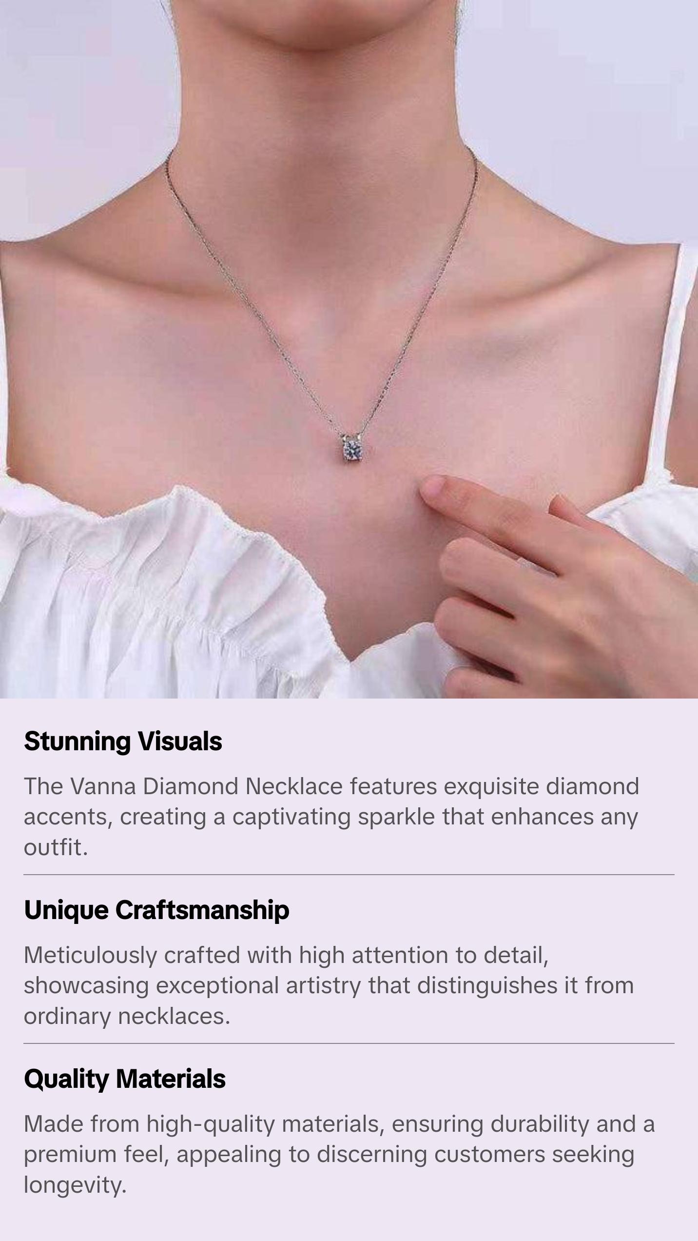 Vanna Diamond Necklace