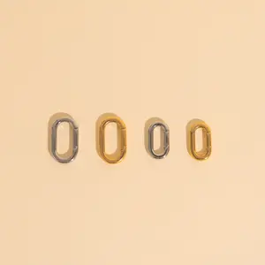 Rectangle Necklace Charm Clasp