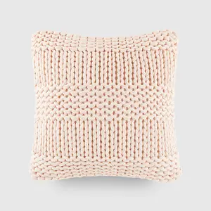 Chunky Knit Stitch Throw Pillow