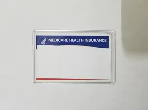 10 Pack New Medicare Card Holder Protector Sleeves, 12Mil Clear PVC Soft Waterproof Medicare Card Protector