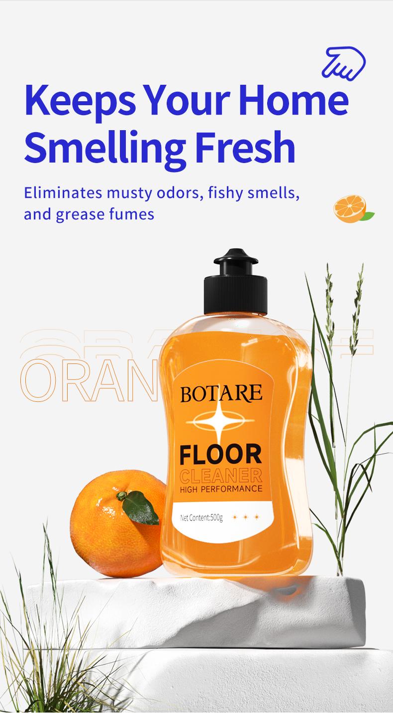 BOTARE Mop Soap - Enzyme-Powered Deep Clean, Quick-Dry, Pet/Kid-Safe, Works with Mops, Steam Mops & Sprayers - 17.6 Fl Oz Cleaner for All Floors