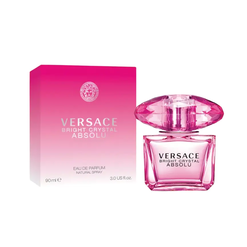 Versace Bright Crystal Absolu EDP for Women – Floral Orientals with Yuzu, Chypre Fruity Fragrance Vegetal Amber