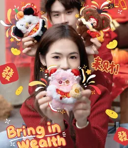 【Buy 2, Get 1 Free – “No Box” Option】Baby Three Happy New Year V2 Series Plush Blind Box