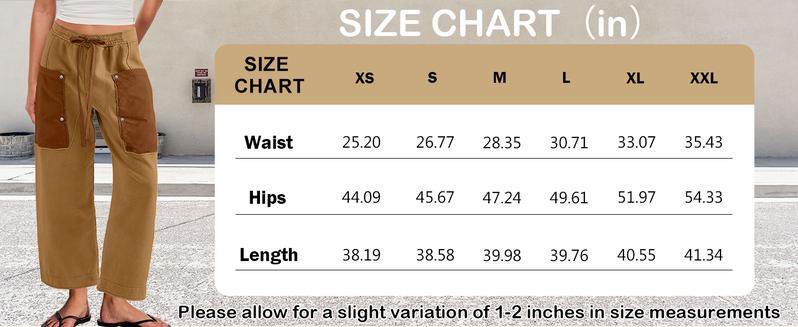 WoodBerry Womens High Waisted Sweatpants with Striped Contrast Pockets Drawstring Barrel Trousers Wide Leg Spring Lounge Pants Trendy Streetwear Joggers