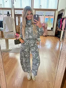 Olive Camo Barrel Pant