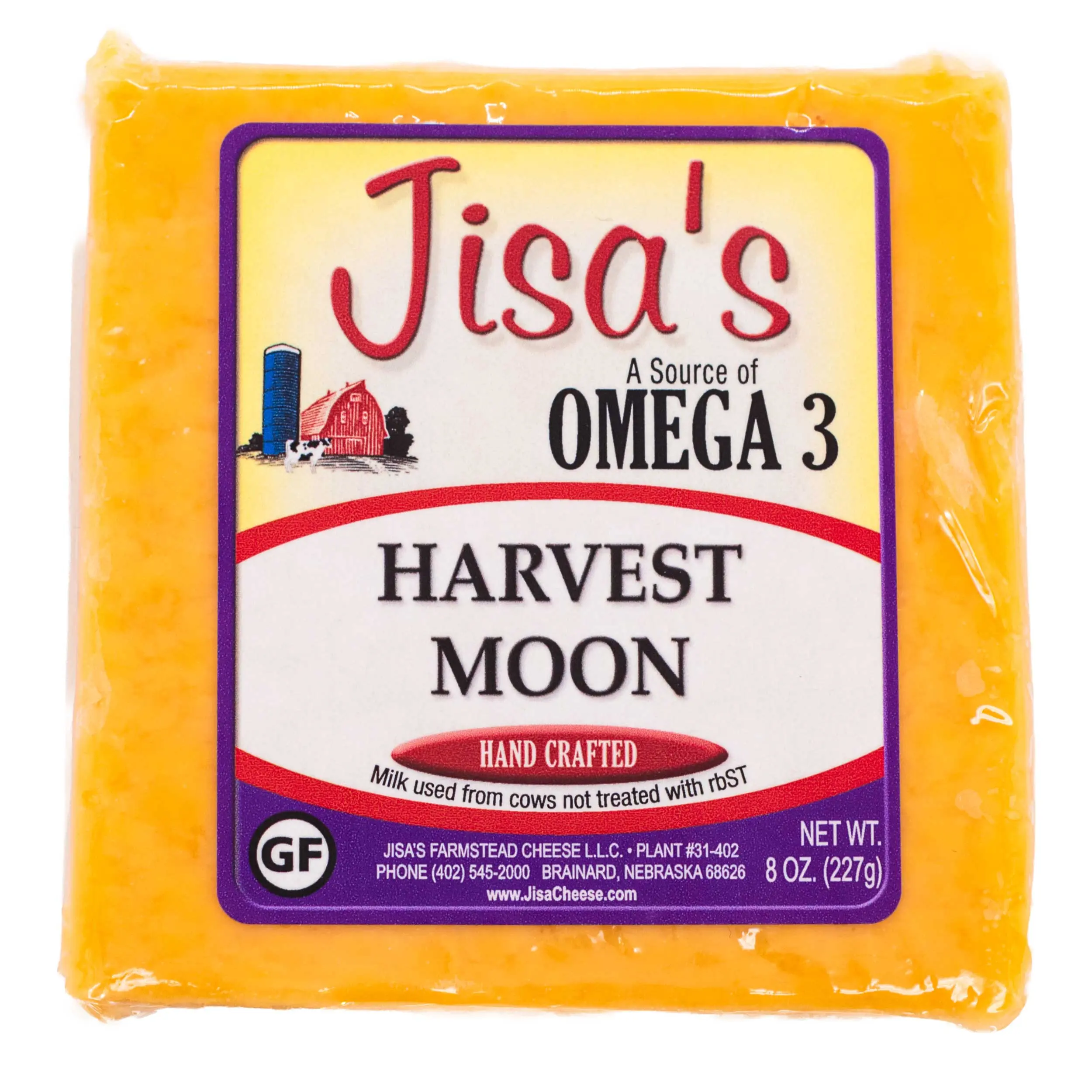 Harvest Moon Cheese Block | 8 oz | Jisa's Farmstead Cheese