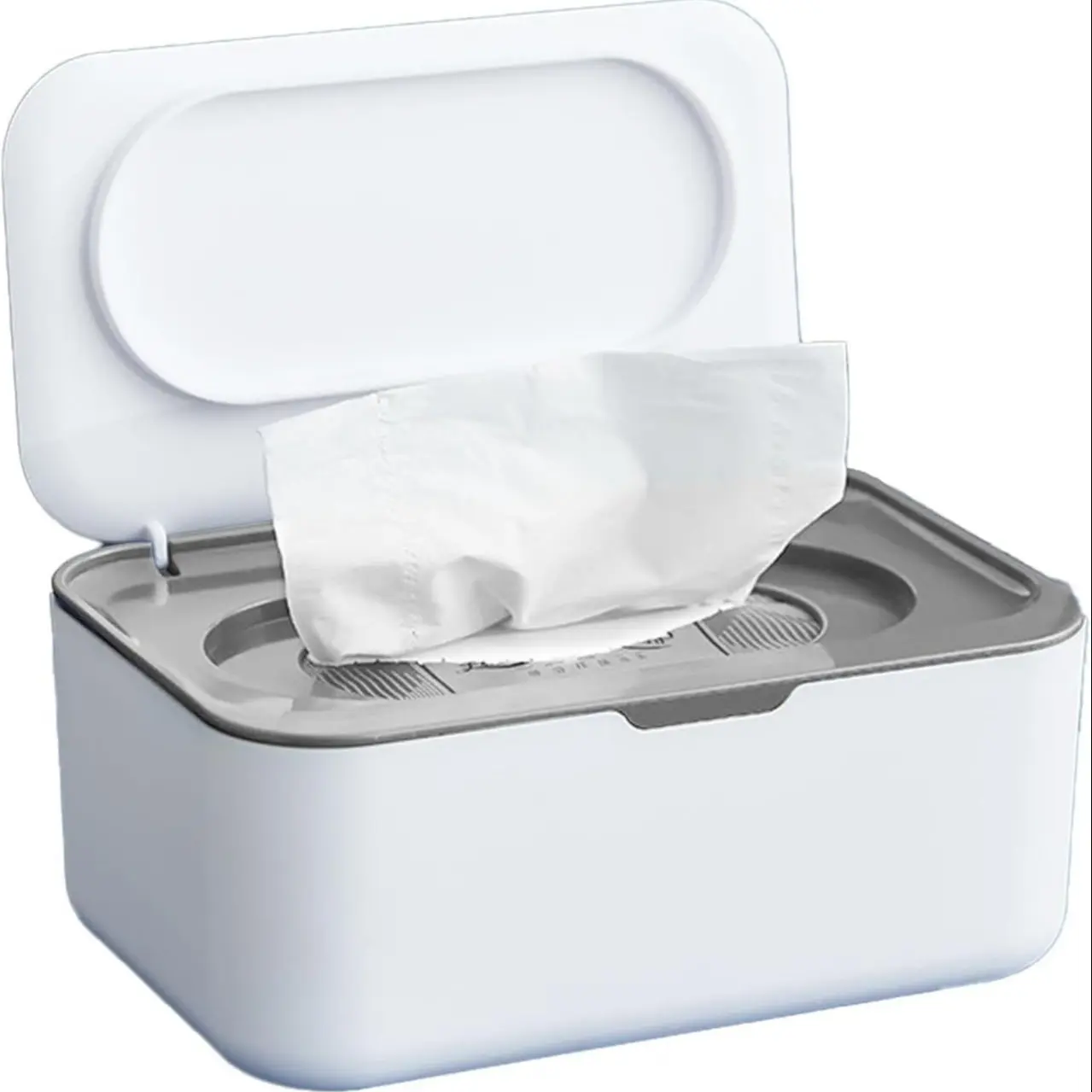 Wet Wipes Dispenser, Reusable Wet Wipes Storage Box, Desktop Tissue Box, Wet Wipes Dispenser for Home Office, Desk Organizer, Lightweight Dispenser, Home Goods