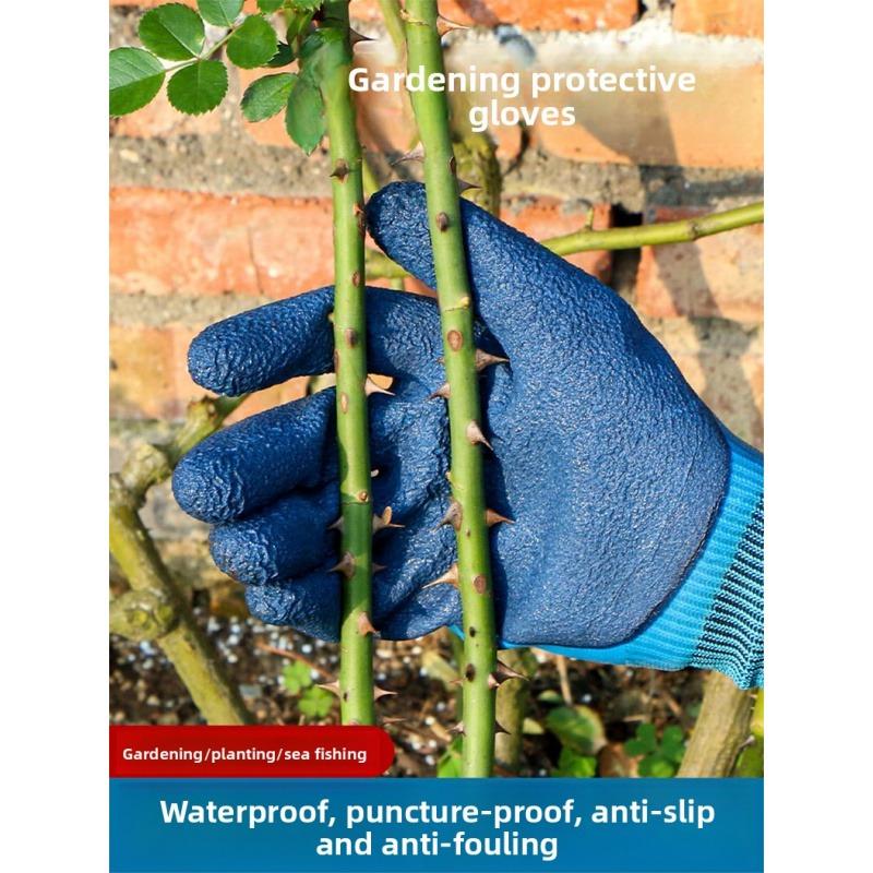 Gardening Gloves Anti-Prick Anti-Puncture Waterproof for Beachcombing, Planting Roses, Weeding, Florists, and Gardeners