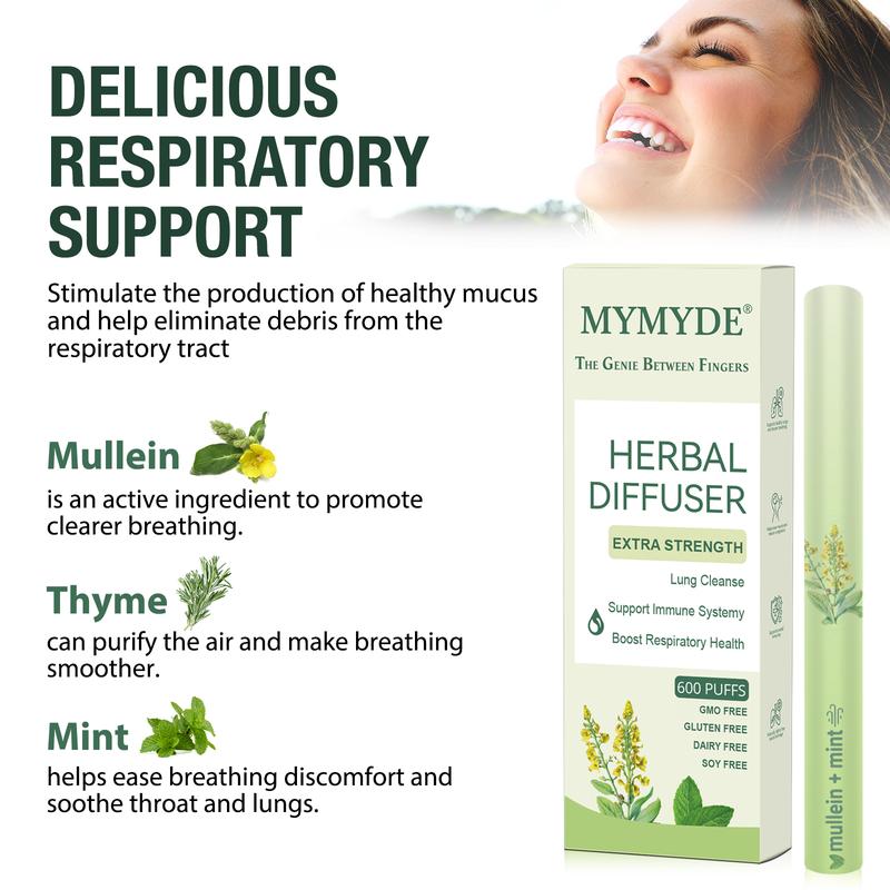 MYMYDE Thyme and mint extracts for lung detoxification and oral air freshening, herbal diffusion pen relaxation TikTokShopBlackFriday