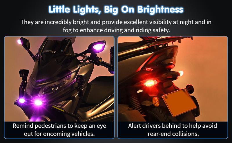 RGB Led Aircraft Strobe Light Remote Wireless Motorcycle Flash Light Warning Lights for   Bike Car Multifunctional