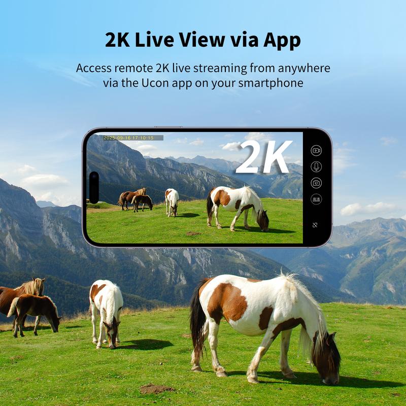 4G LTE Wireless Solar Powered Security Camera CB114S – 2K HD Live View 360° Coverage, No WiFi, Remote APP Controlled, WaterProof, Motion Activated, Night Vision, Outdoor, Data refill is required for Unlimited 4G data usage