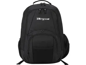 Targus 16 Inch Groove Laptop Backpack, Black - Fits Most Laptops up to 16", Water Resistant Travel Backpack for Business Commuters and Travel (CVR600)