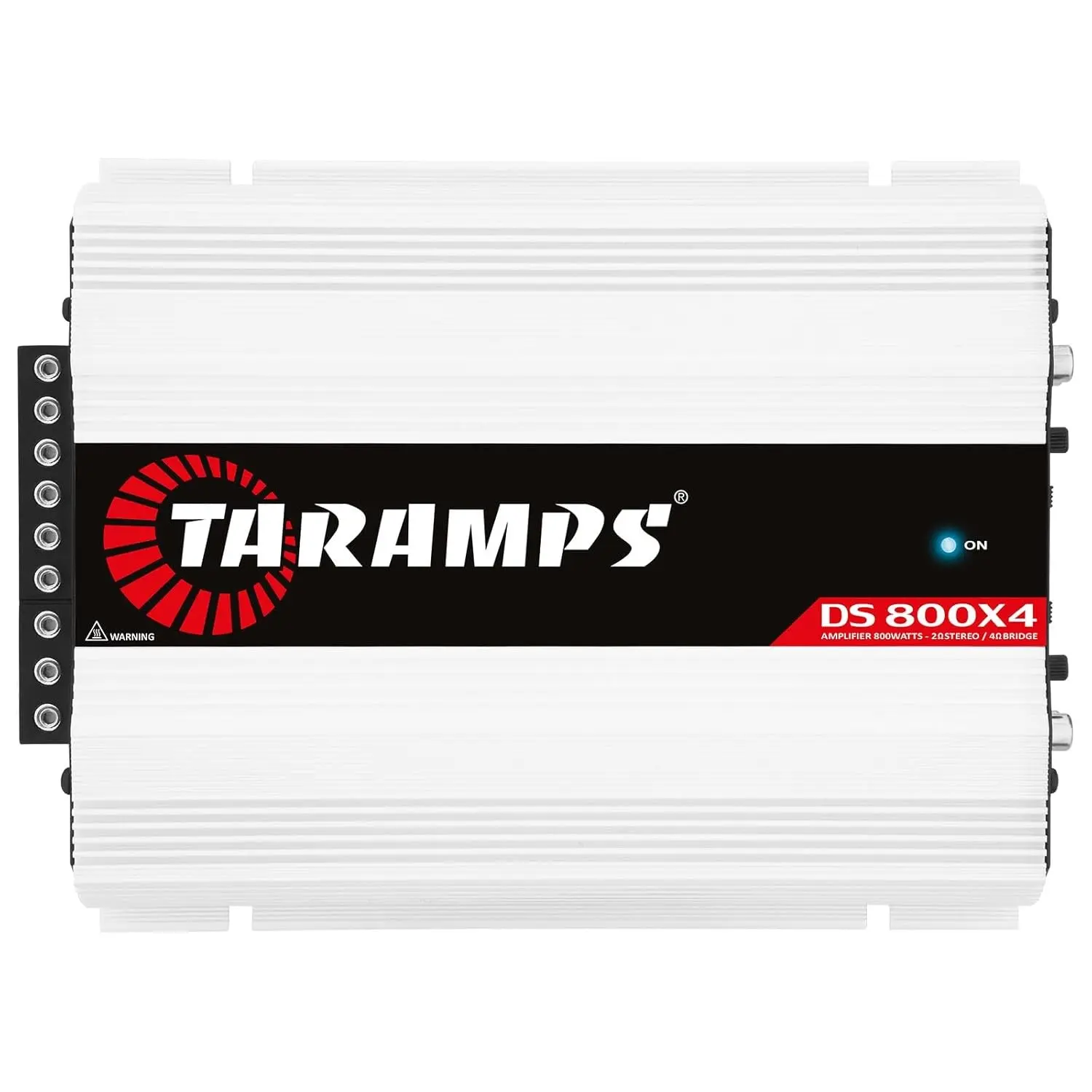 Taramps DS 800x4 800 Watts RMS 4-Channel 200x4 Watts RMS Class D Full Range Crossover High/Low Pass Fixed Bridgedable Car Audio Amplifier