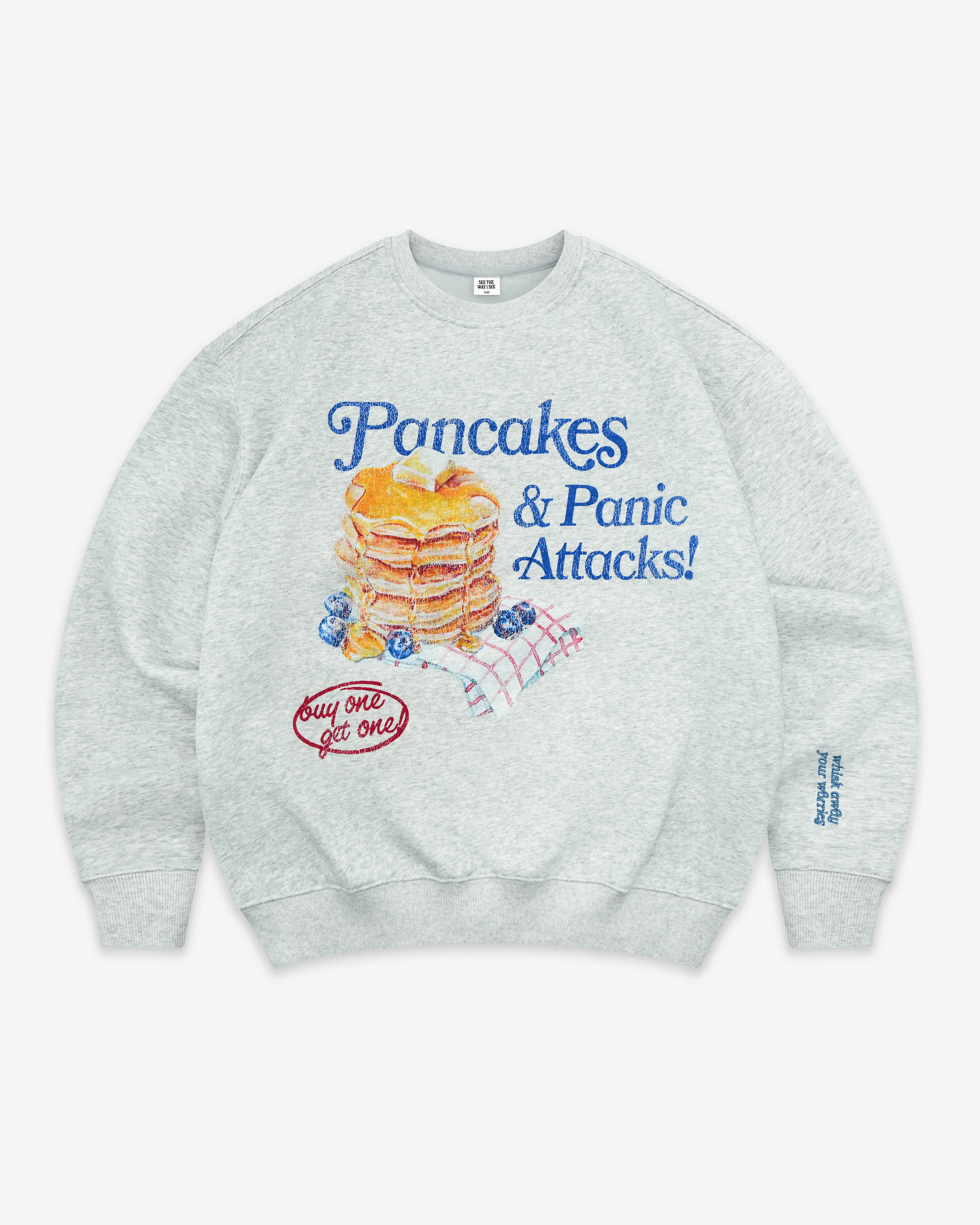 Pancakes & Panic Attacks! Crewneck