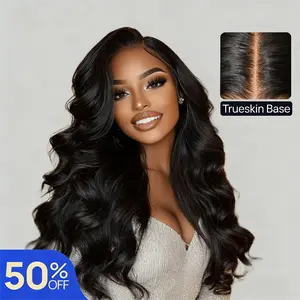 【Skinlike HD】Mamushow 13x6 SKINLIKE Real HD Lace Frontal Wigs 250% Density Body wave Wigs Human Hair Pre Plucked Bleached Tiny Knots 250 Density 0.10mm Ultra thin Invisible Lace Front Wigs for Women Human Hair
