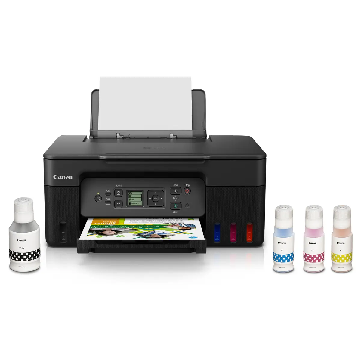 Canon PIXMA G3270 Wireless MegaTank All-In-One Color Inkjet Printer, Black