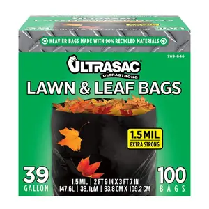 Ultrasac 39 Gallon Lawn and Leaf Bags (100 Count)
