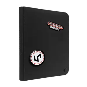 PATCHCRAFT™ Zippered 9-Pocket PRO-BINDER® Black PATCHCRAFT™ Zippered 9-Pocket PRO-BINDER® Black