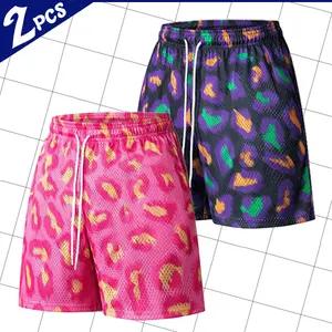 Hot Summer | 2-Pack Five-Point Mesh Shorts | Tide Play/Commuting/Dating | Light and Breathable Fabric | No Fleece | Comfortable Casual Pants