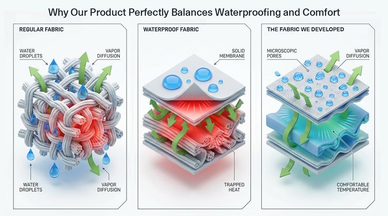 TexTale Waterproof & Stain Proof Men's Hoodie - Coffee Spill Repellent Technology, Windproof Softshell Heavy Weight(11.3 oz) Fleece Pullover for Urban Commute, Hiking & Outdoor