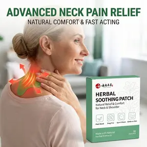 Neck Herbal Heat Patches for Daily Comfort & Cervical Support, 30 Count Box, Long-Lasting Soothing Warm Therapy for Neck Pain Relief, Ideal for Phone Users, Office Workers & Athletes, Natural Vegan Hypoallergenic Body Care Heat Patch bone knee