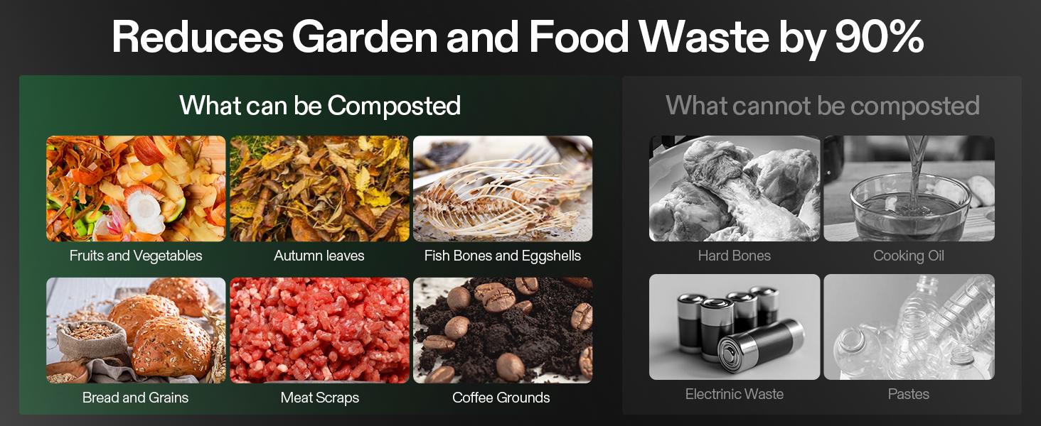 VIVOSUN Outdoor Tumbling Composter Dual Rotating Batch Compost Bin, 43 Gallon Black Door