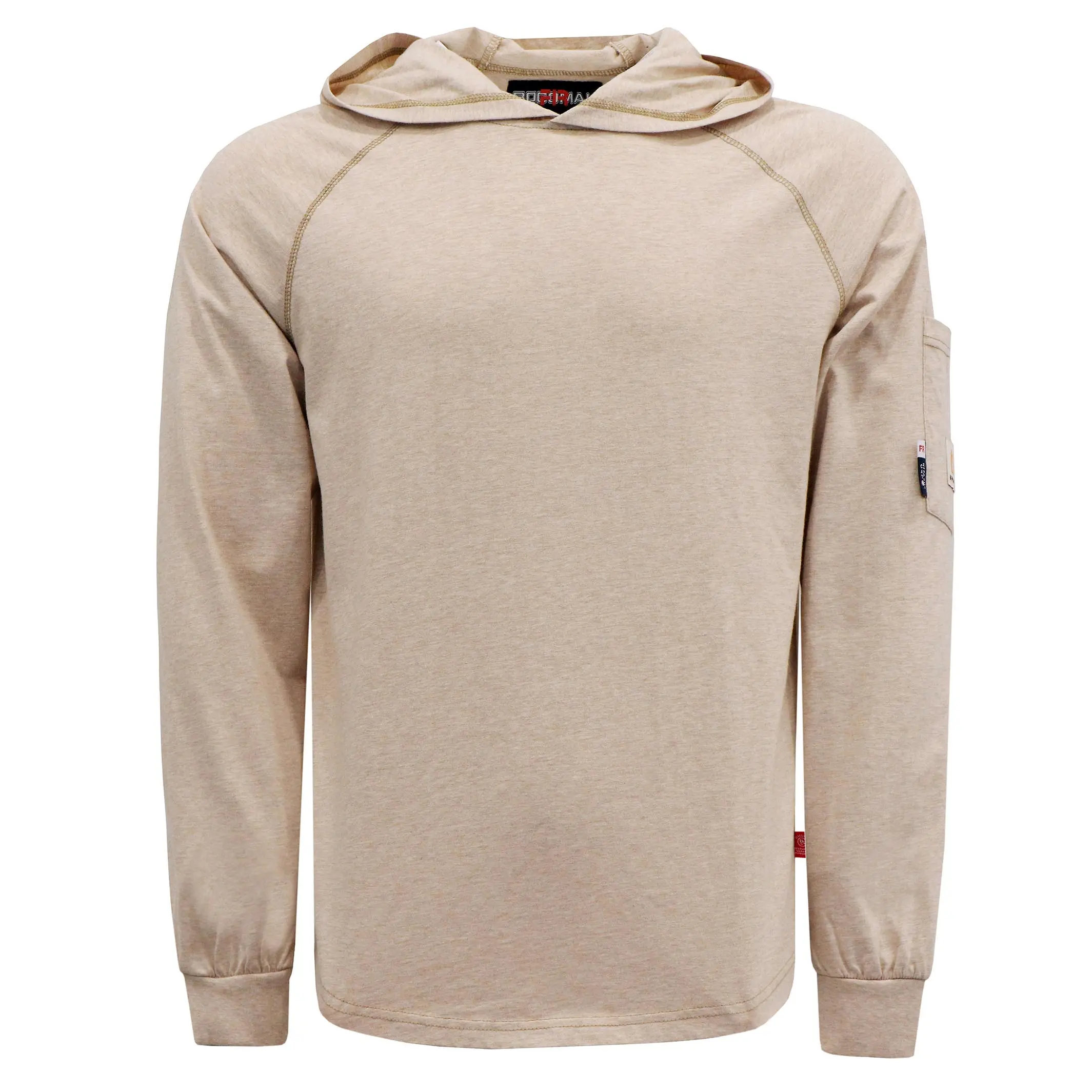 Men's 6 oz Buttonless Hoodie T-Shirt Jersey, Cotton Apparel, Decorative Thread Workwear Menswear - 6322, Tops, Fashion