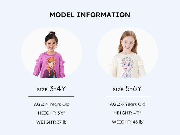 Disney Frozen Princess Girls 2-Piece Outfit Set Long Sleeve Sweatshirt & Leggings Fall Winter Kids Clothing Soft & Versatile Girlclothes，SprIngGIowUp ,RefreshedLook