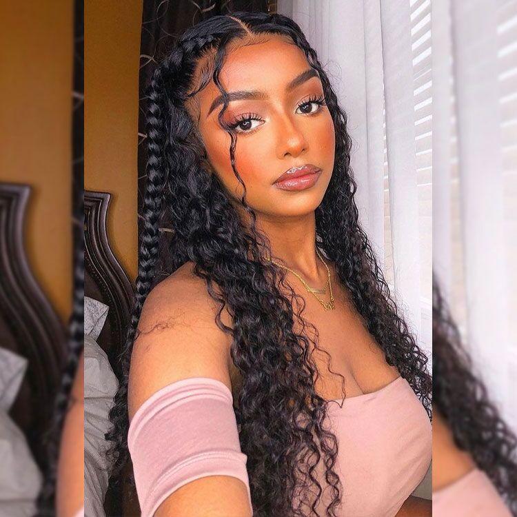 [Valentine's Day Essential] Wiggins Hair Pre Braided Glueless Loose Deep Wave Wig 13x6 Lace Frontal Wigs Human Hair Pre Everything Pre Stylist Wig Ear To Ear Natural Hairline Ready To Go Wig