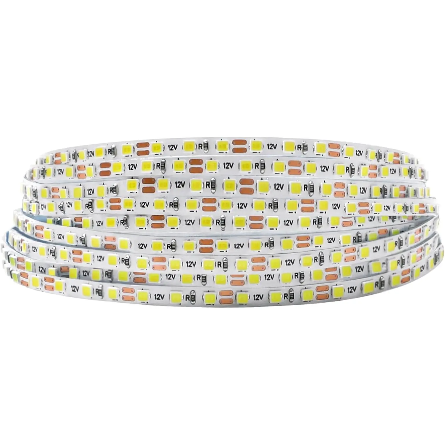 Ultra Narrow 3mm LED Strip Lights 6000K Daylight White, DC12V Flexible Cuttable Mini LED Roll 16.4Ft, High Density 2025SMDs 840 LEDs IP20 Non-Waterproof