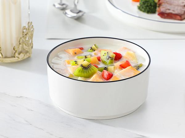 MALACASA Porcelain Dinnerware Set,Modern Dish Set for 4/6, Premium Plates and Bowls Sets, Chip and Scratch Resistant Dishware Sets Microwave Dishwasher Safe Kitchen Dishes Dining Ware Set, Series LEAH