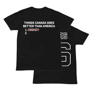 Things Canada Does Better Than America T-Shirt, Funny Hockey Ricalry Graphic Tee, America Hockey Sweatshirt, Gift For Fans