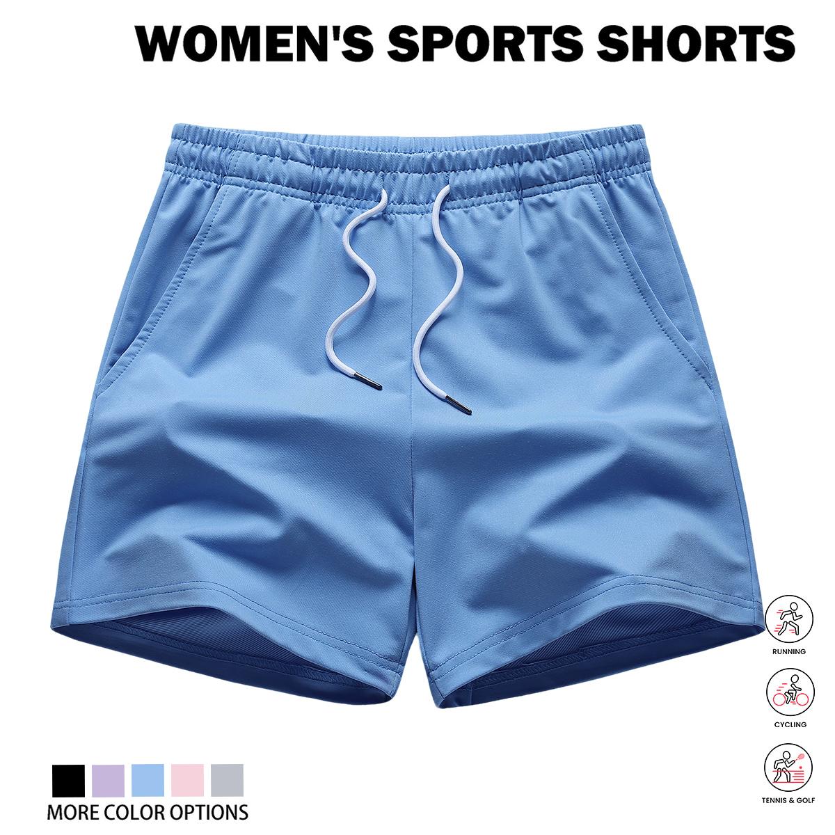 4-piece women's solid-color basic casual home pants, available in , soft and comfortable, trendy colors, basic style, with pocket design, waist drawstring, can be used as home wear, women's nightwear, for summer wear, suitable as a gift for women