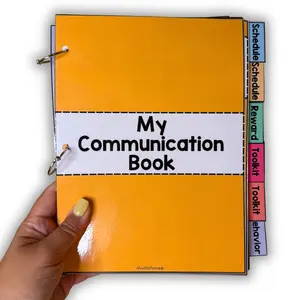 Visual Communication Book for School: Behavior and Speech Support, Calming Strategies, Language Visual Cards