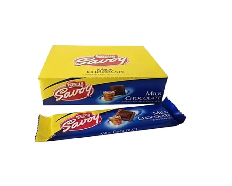 Chocolate de Leche Savoy - Caja de 12 Unidades