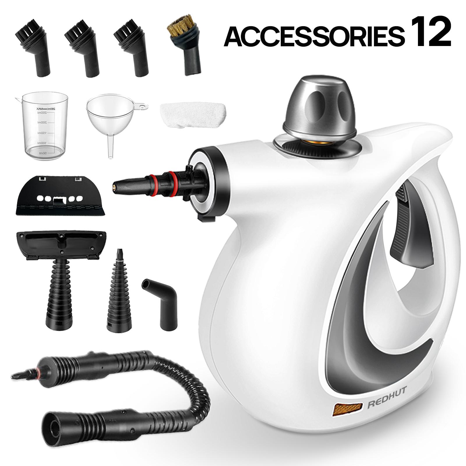 Redhut 2026 Pressurized Handheld Multi-Surface Natural Steam Cleaner with 12 pcs Accessories Powerful, Chemical-Free, Steamer for Home And Car, Cleaning Washing Machine, Air Conditioner, Kitchen, Summerclean Appliances Tool Household Redhut 2026 Pressurized Handheld Multi-Surface Natural Steam Cleaner with 12 pcs Accessories Powerful, Chemical-Free, Steamer for Home And Car, Cleaning Washing Machine, Air Conditioner, Kitchen, Summerclean Appliances Tool Household