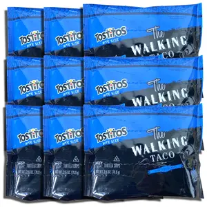 The Walking Taco Tortilla Chips Bite Size   2.5 Oz Bag | Value Pack of 9