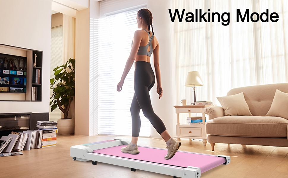 Walking Pad Treadmill, 2.5 HP Under Desk Treadmills, 2 in 1 Foldable Treadmill for Home, Walking Pad with Handle Bar & Remote Control