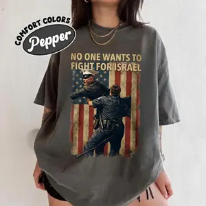 No One Wants to Fight For Israel Shirt, Marine Veteran Anti-War Tee, Brian McGinnis Senate Protest T-Shirt