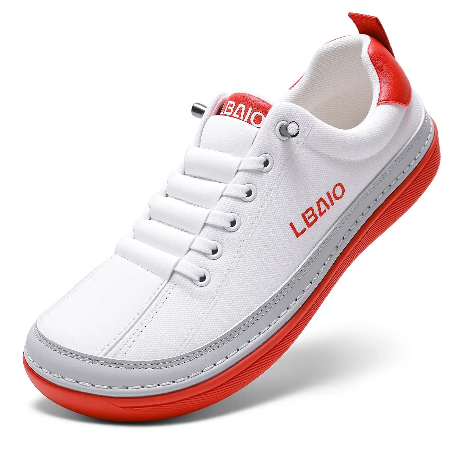 LBAIO Women’s Wide Toe Box Casual Minimalist Shoes Zero Drop Canvas Slip-On Sneakers  Trendy Athletic Sneakers Comfortable Work Shoes Fashionable Easy to Style