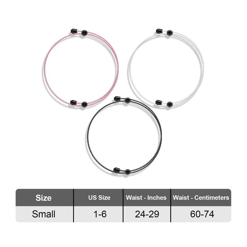 3PCS Adjustable Crop Top Tuck Band for Women Tucky Waist Belt Tucking Shirts Sweater Tops Stretch Belts, Elastic Crop Bands to Change The Style of Your Tops