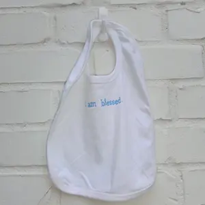 i am blessed. Baby Bib