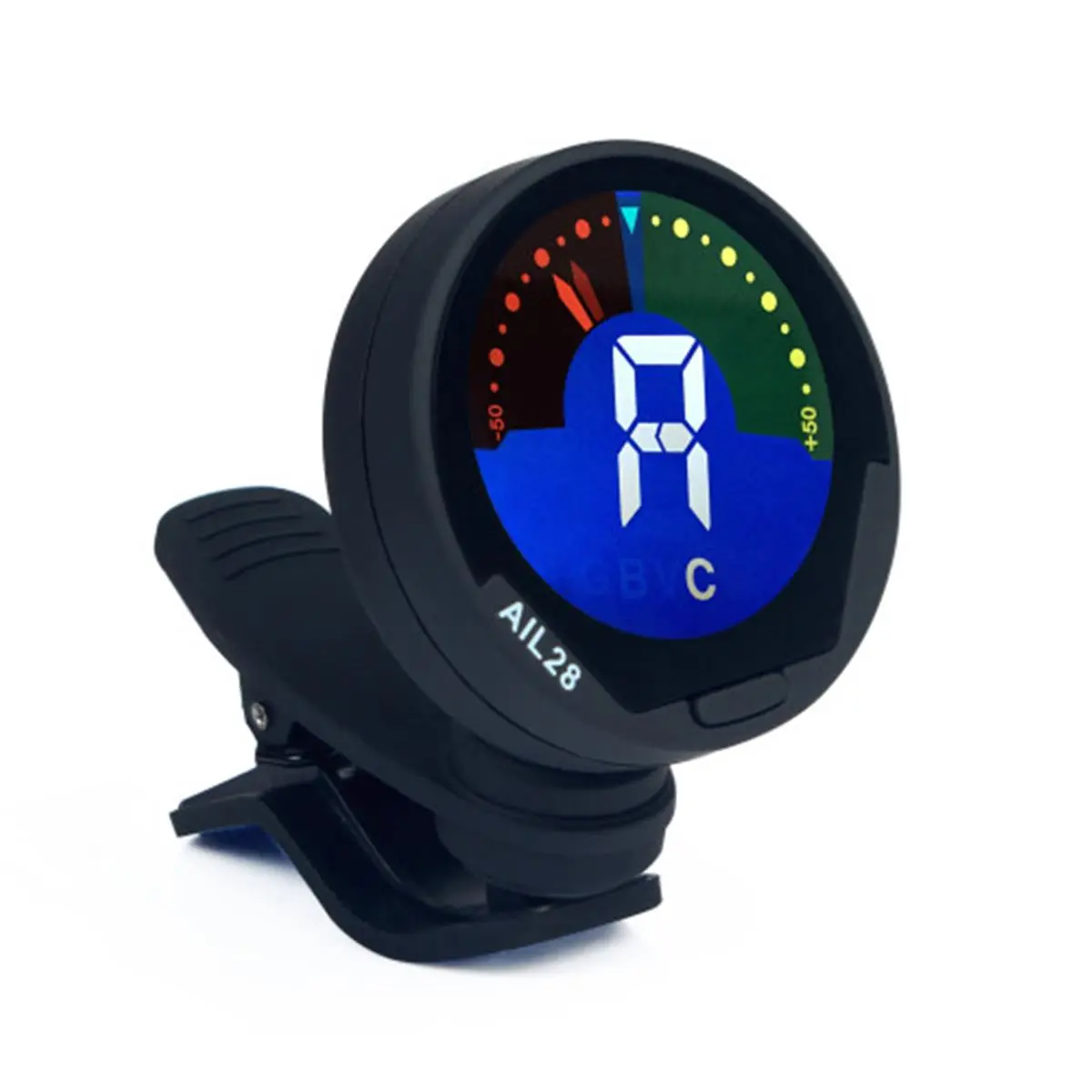 Ashley Spectrum Digital Clip-on LED Instrument Tuner – Multi-Functional Automatic Device for Guitar and Bass, Bass Tuner, Guitar Tuner