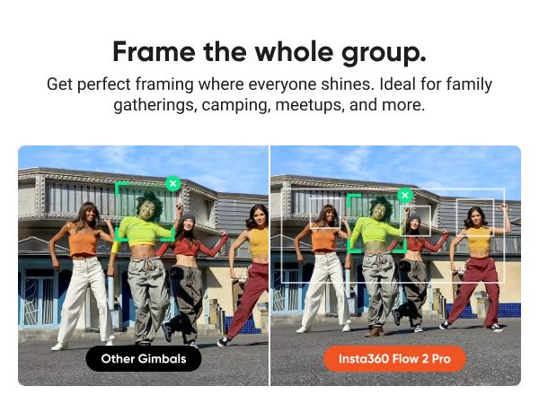 Insta360 Flow 2 Pro Creator Bundle - Foldable AI Phone Gimbal, Track in 200+ Apps with Apple DockKit, Multi-Person Tracking, 360º Pan Tracking, Built-in Tripod/Selfie Stick, iPhone/Android Portable Stabilizer