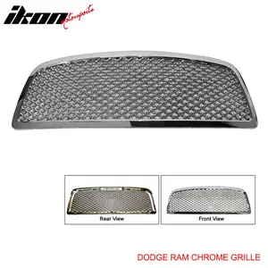 Hood Grille for Dodge Ram 2009-2011 Z Mesh Style Chrome Plated Mesh