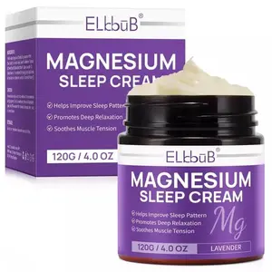 Lavender Magnesium Sleep Cream , moisturizing sleep cream and hydrating sleep cream , soothes sore muscles , promotes deep relaxation