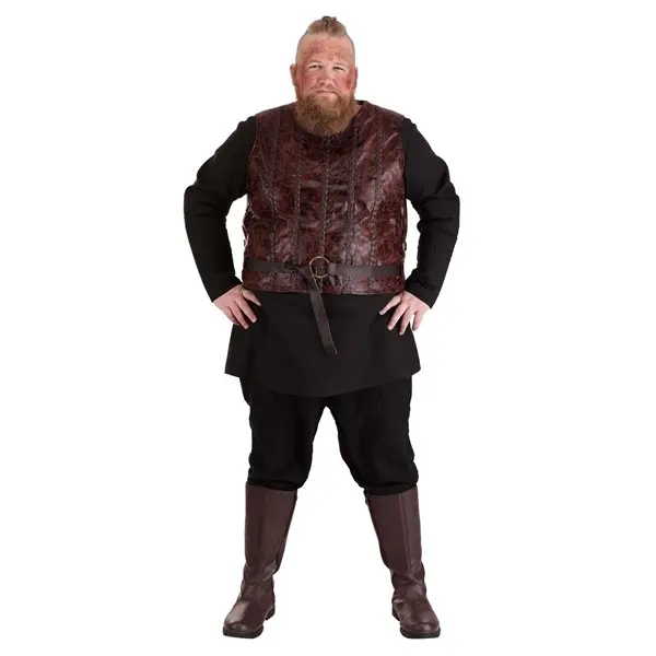 Plus Size Vikings Bjorn Ironside Costume for Men