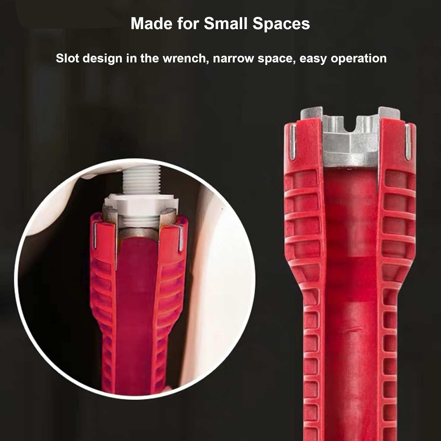 【FaddishDeal】Multi-function faucet and sink drain installation tool, 8-in-1 adjustable sink key, faucet sink, faucet key tool, odorless sink key, bathroom, kitchen